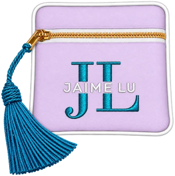 Lilac dice bag